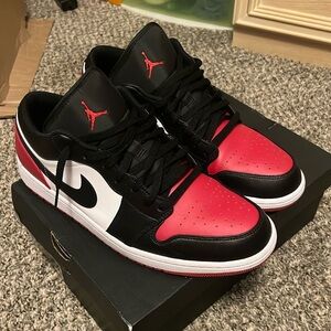 Jordan 1 low.  Perfect condition.  Worn once